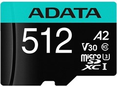 Карта памяти 512GB MicroSD ADATA + SD адаптер (AUSDX512GUI3V30SA2-RA1) 503921