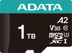 Карта памяти 1TB MicroSD ADATA Premier Pro + SD адаптер (AUSDX1TUI3V30SA2-RA1) 503947